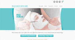 Desktop Screenshot of felizduboisskincare.com